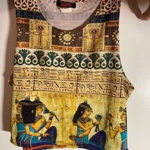 Egyptian style crop top